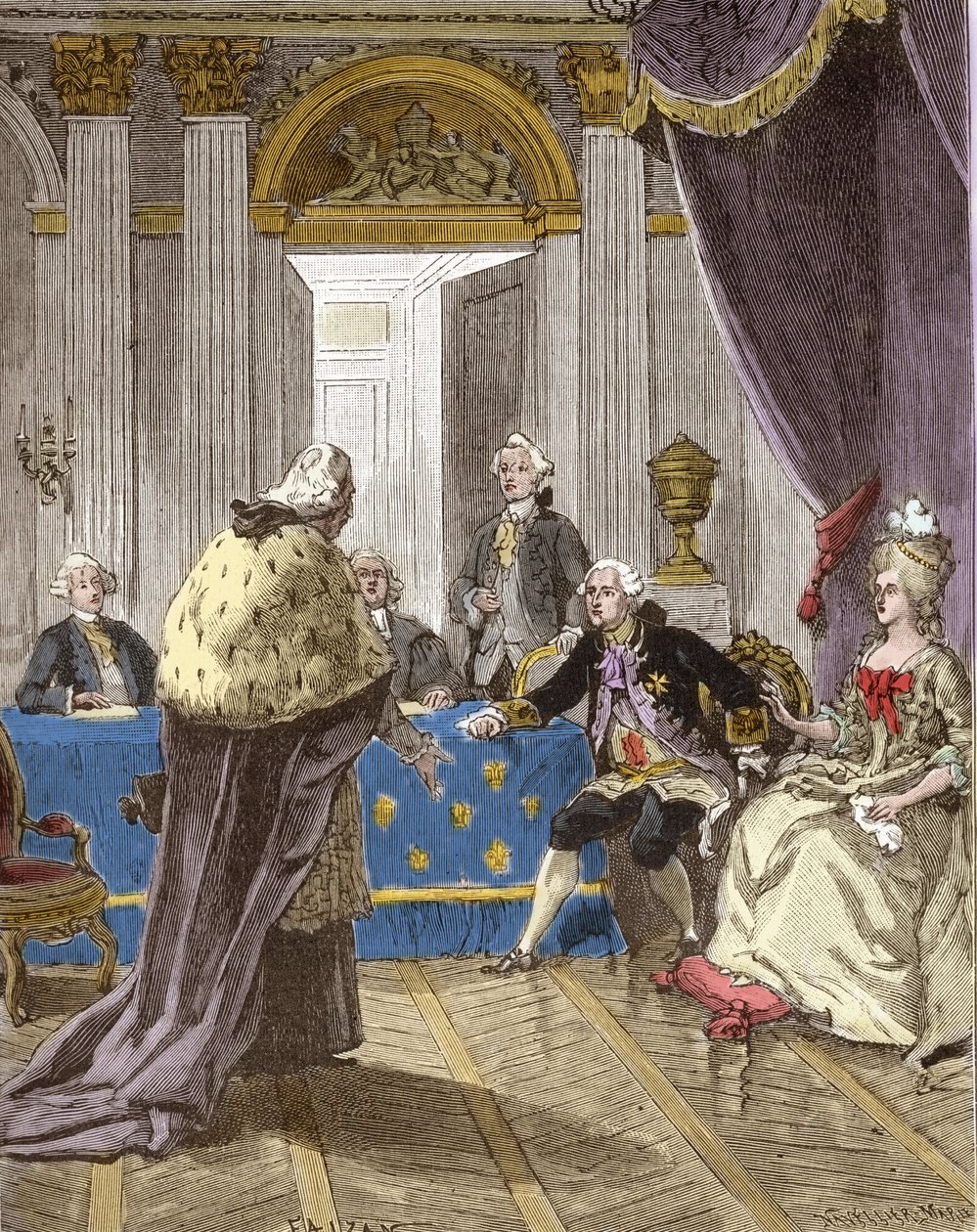 Affäre der Halskette von French School