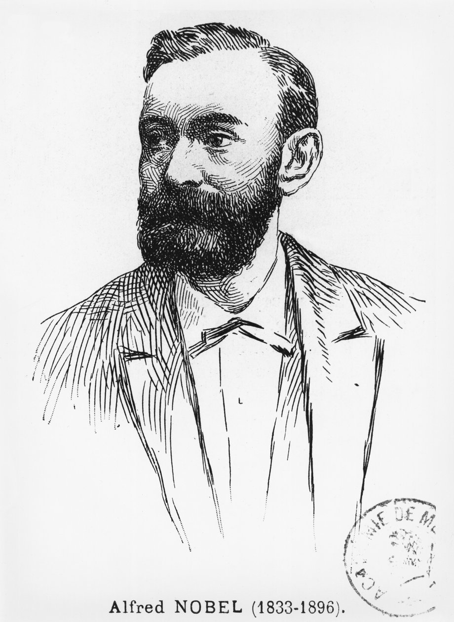 Alfred Nobel (1833-96) von French School
