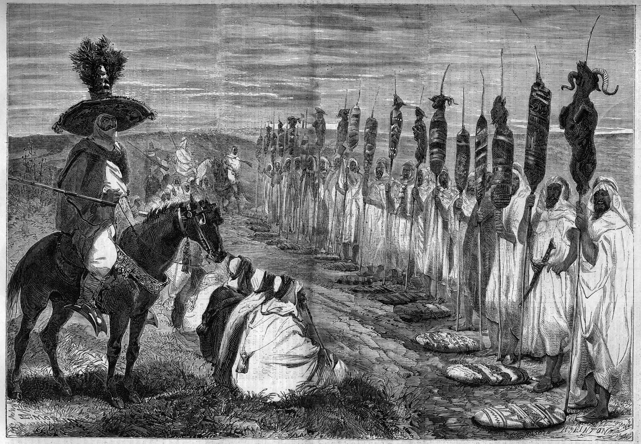 Algerischer Brauch - Diffa - Algier von French School