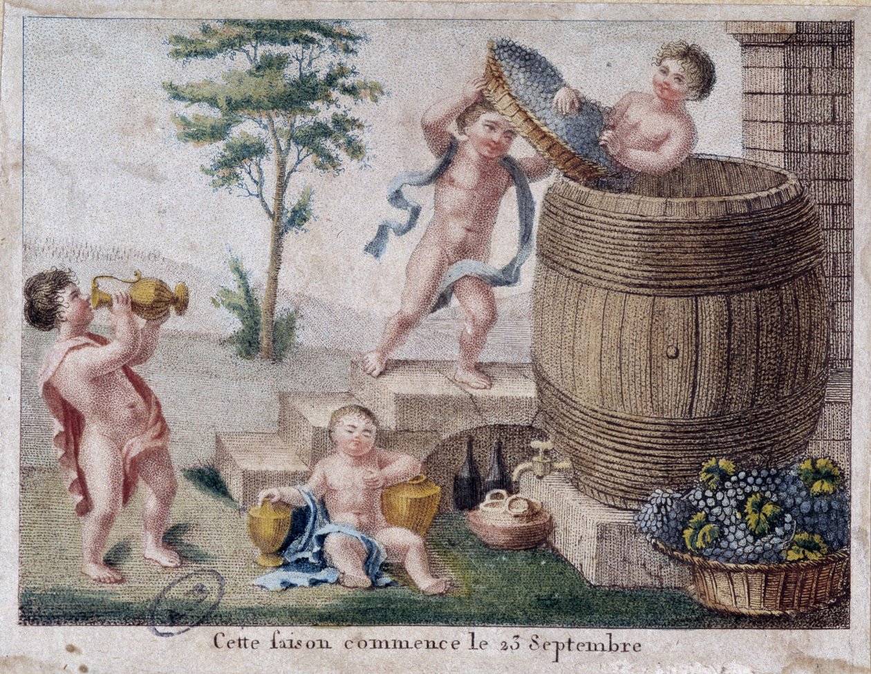 Allegorie der Ernte von French School