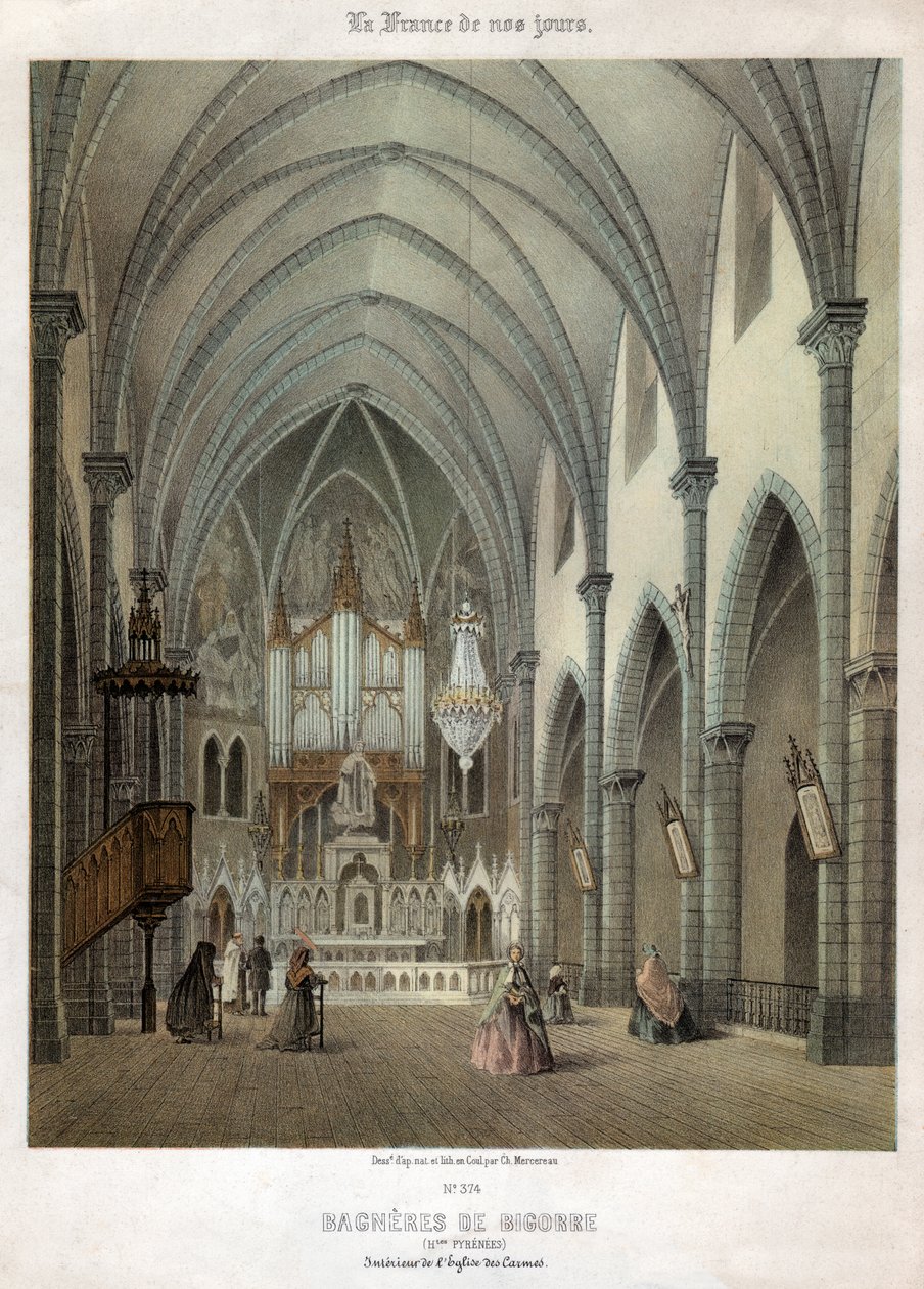 Bagneres de Bigorre (Stich, ca. 1870) von French School