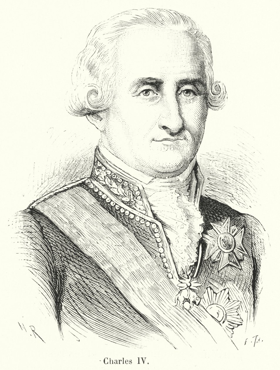 Karl IV. (Gravur) von French School