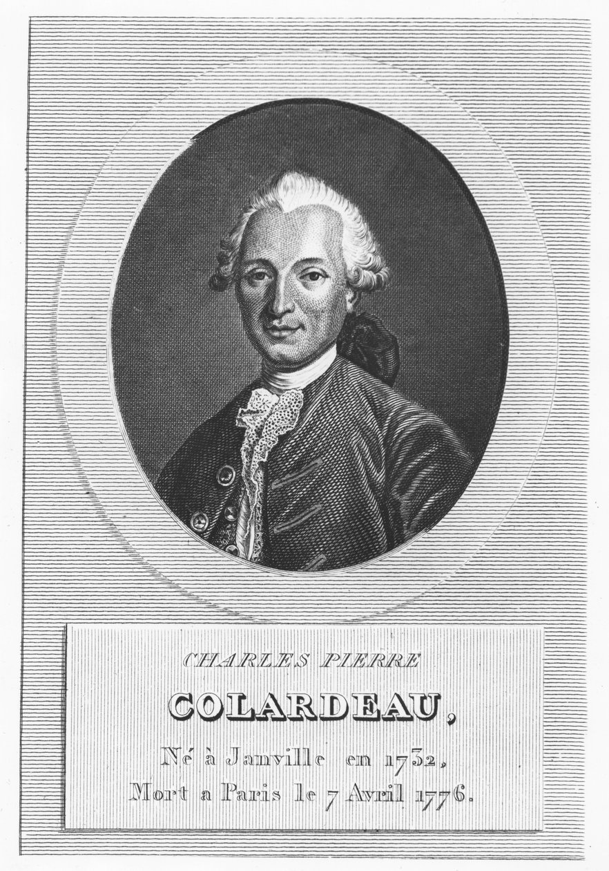 Charles Pierre Colardeau (Gravur) von French School
