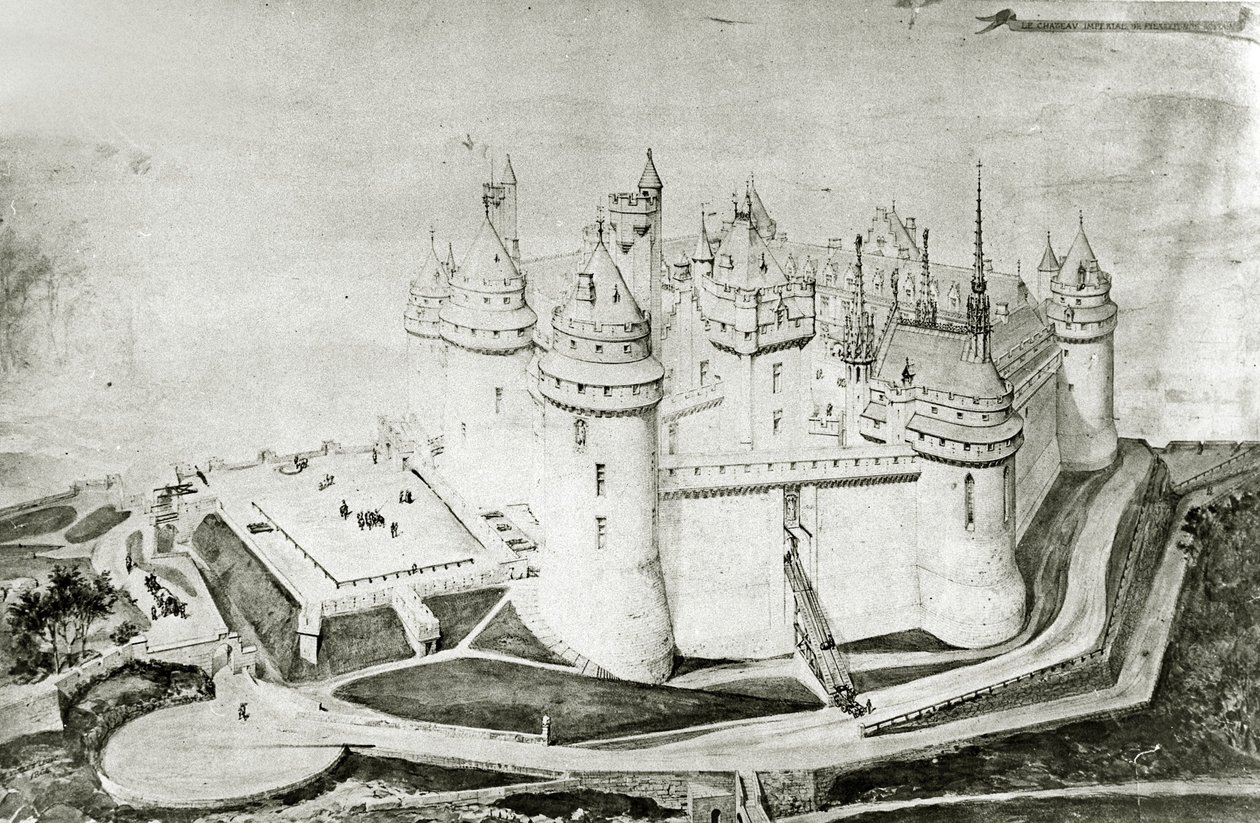 Schloss Pierrefonds von French School