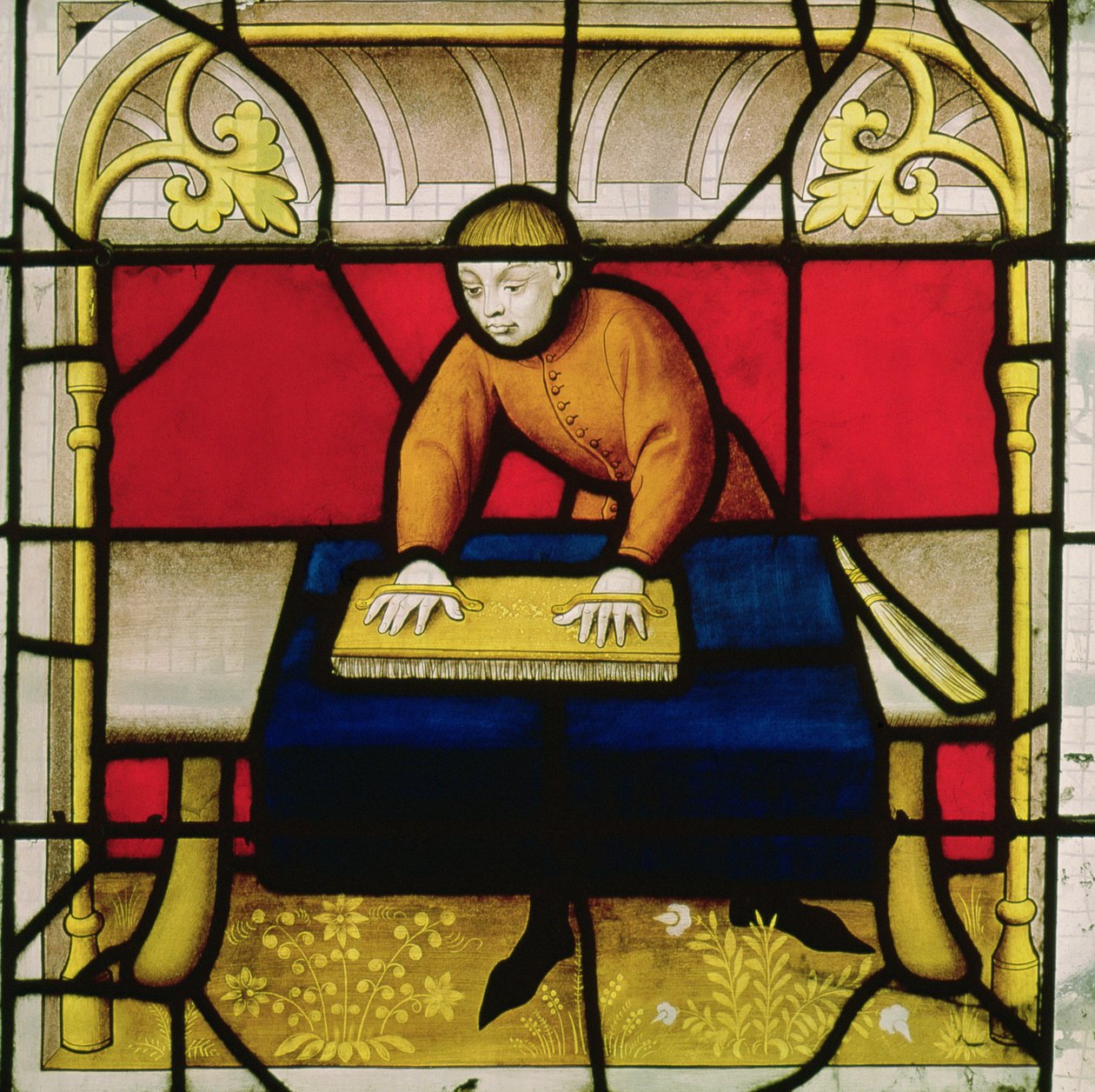 Fenster des Tuchhändlers von French School
