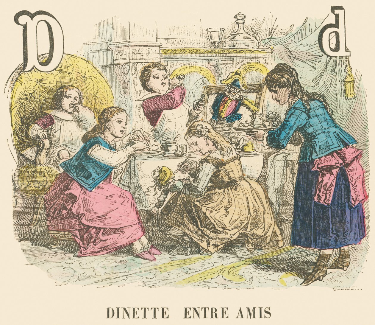 Dinette mit Freunden von French School