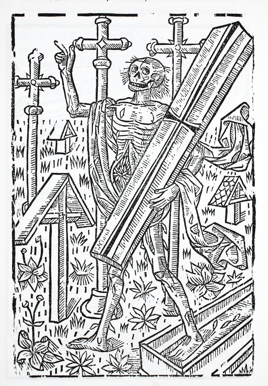 Totentanz - auf einem Friedhof von French School