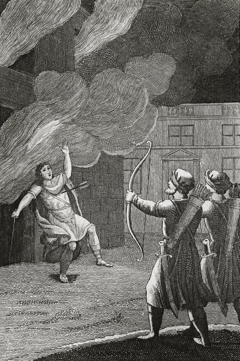 Tod des Alkibiades von French School