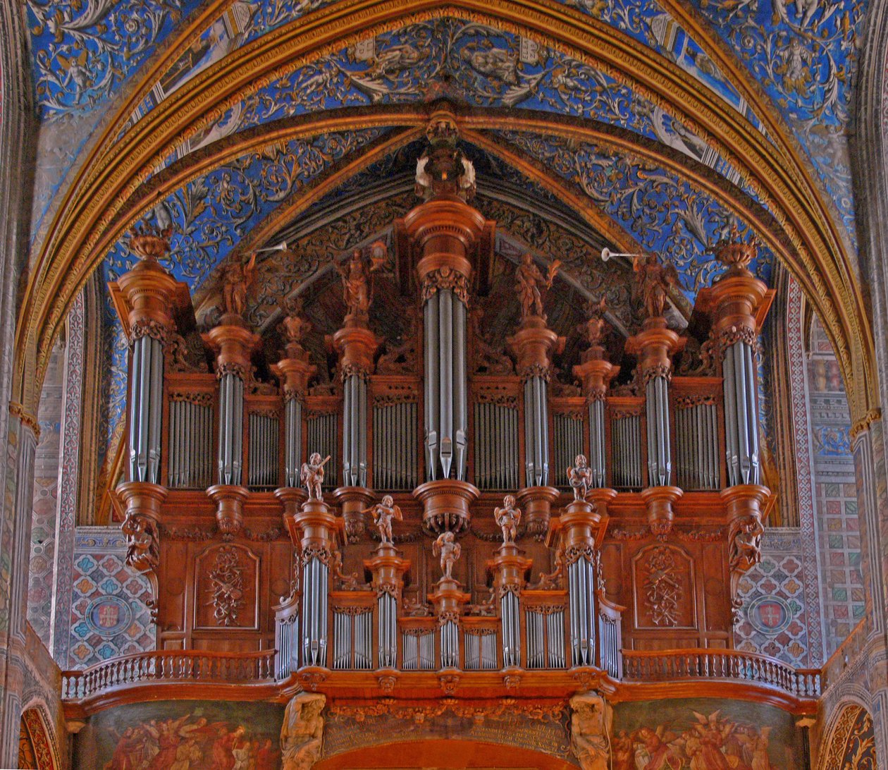 Darstellung der Orgel von French School