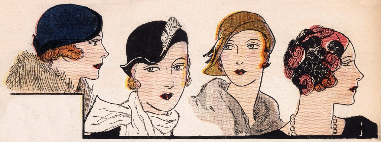 Französische Damenmode von French School
