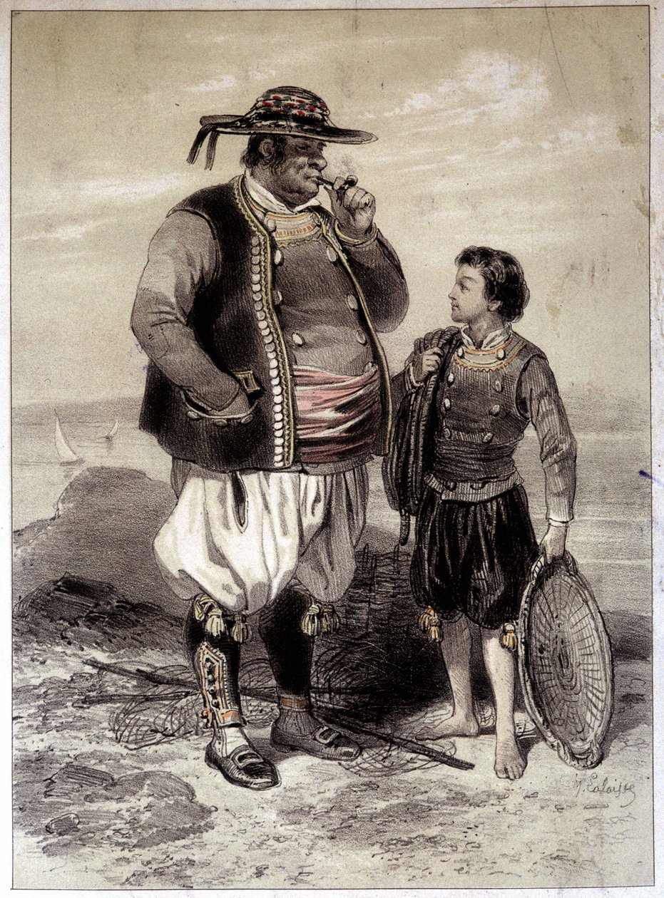 Fischer von Douarnenez, ca. 1855 von French School