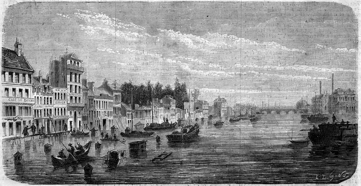 Überschwemmung in Paris von French School