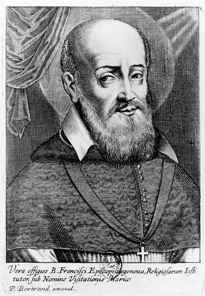 Franz von Sales (Stich) von French School