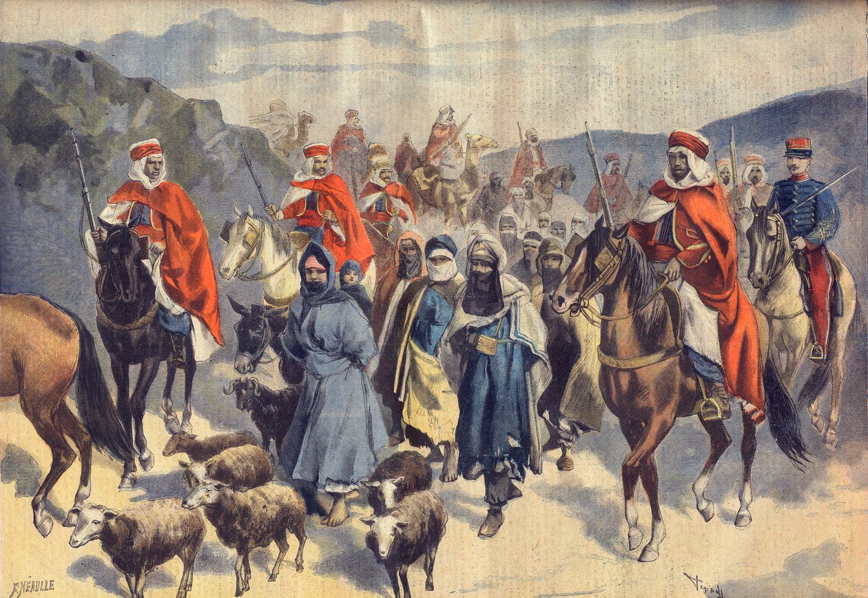 Französischer Sieg in Süd-Algerien von French School