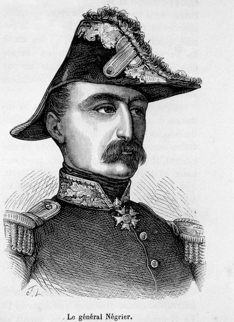 General Francois Oscar de Negrier (1839-1913) von French School