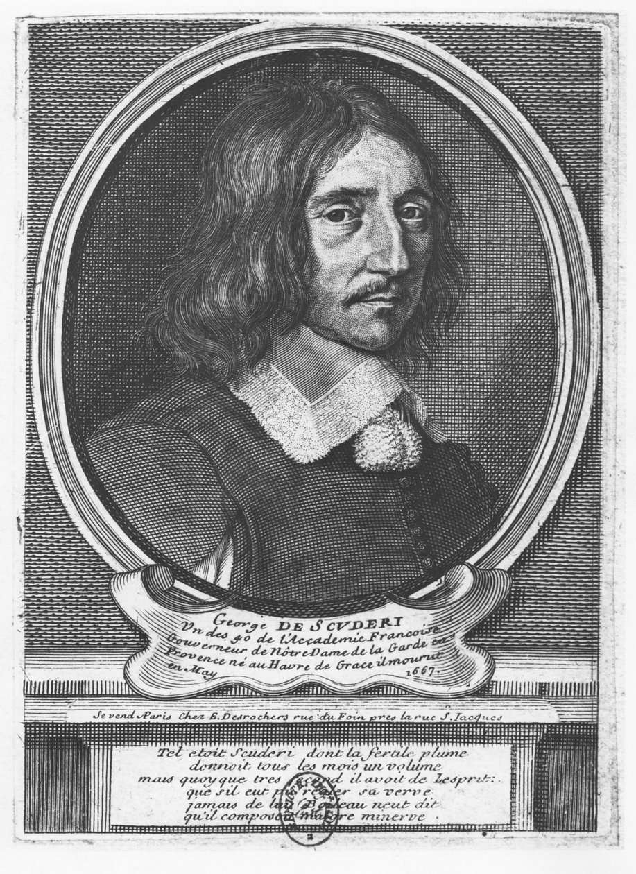 Georges de Scudéry (Gravur) von French School