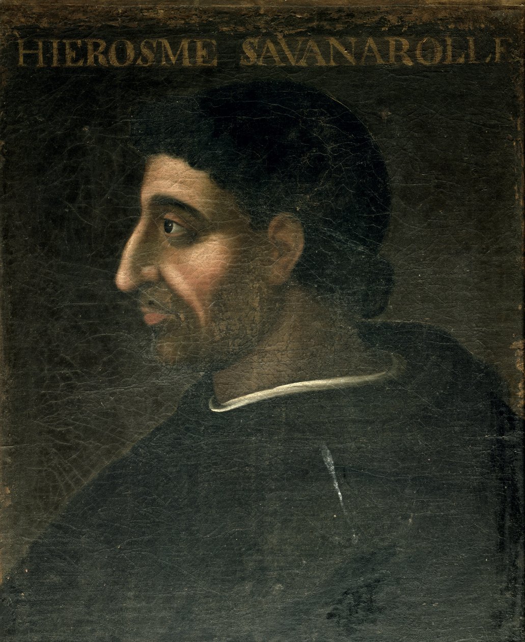 Girolamo Savonarola (1452-98) von French School