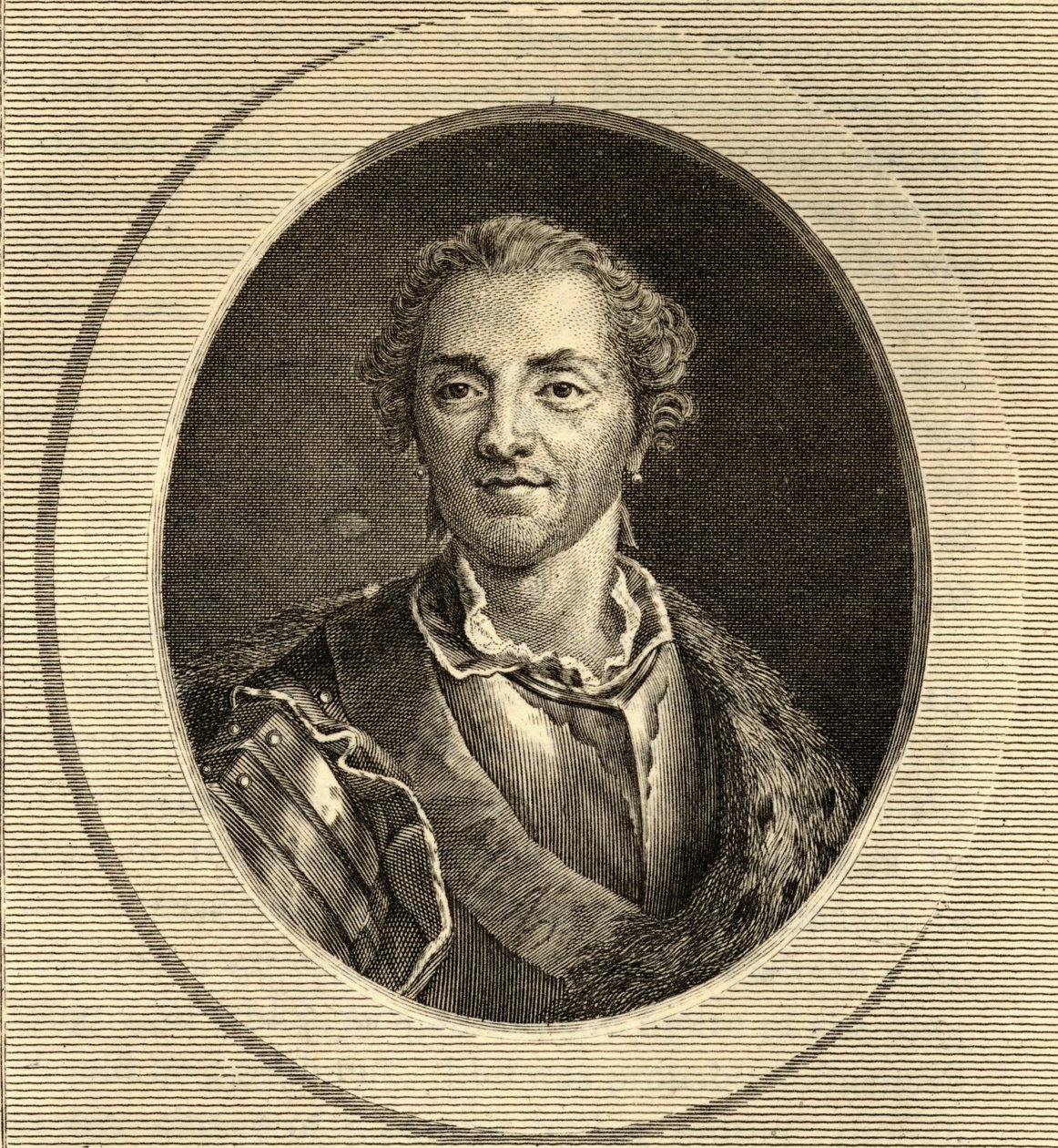 Hermann Maurice (1696-1750) Graf von Sachsen von French School