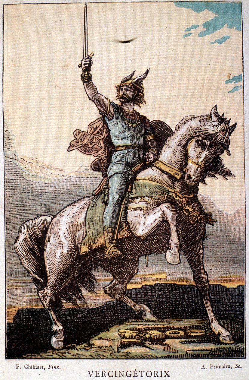 Vercingetorix zu Pferd von French School