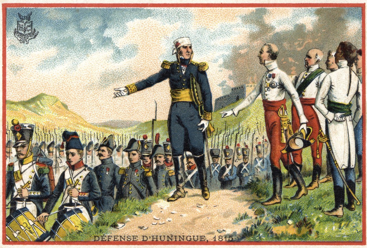 Verteidigung von Huningue 1815 von French School
