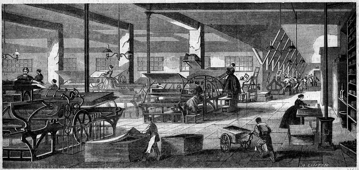 Imperiale Druckerei, Paris von French School