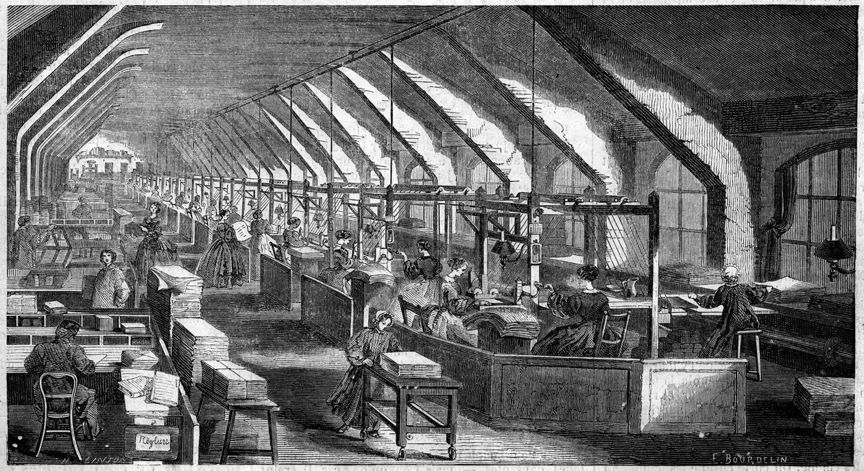 Imperiale Druckerei, Paris von French School