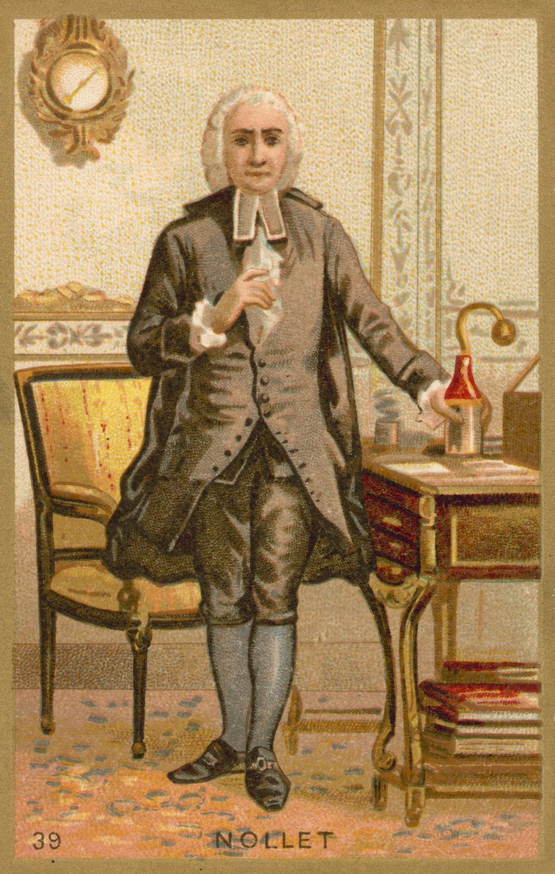 Jean-Antoine Nollet, französischer Geistlicher und Physiker von French School