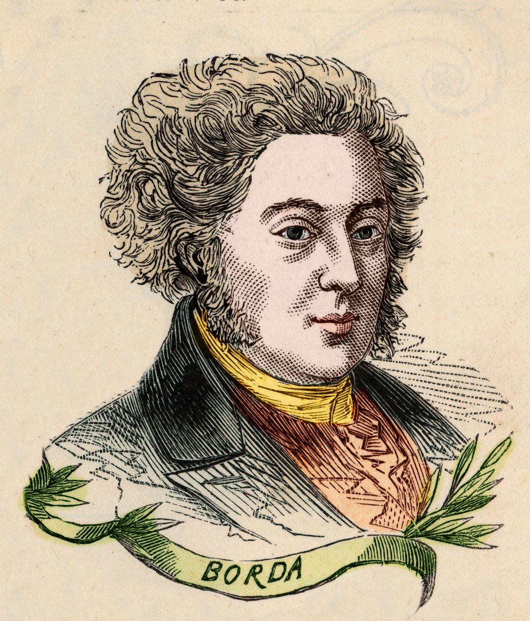 Jean-Charles, Ritter von Borda. von French School