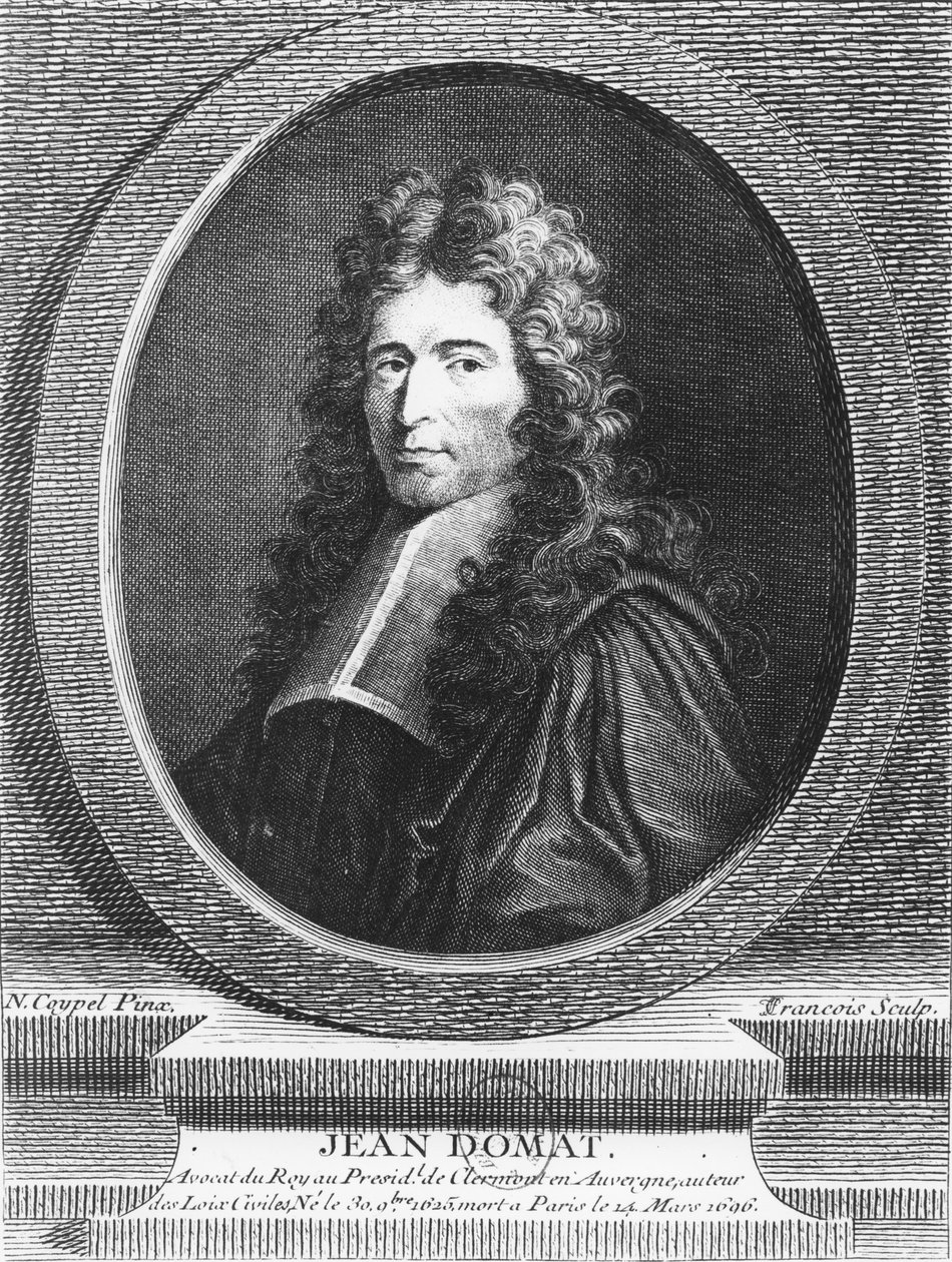 Jean Domat (Gravur) von French School