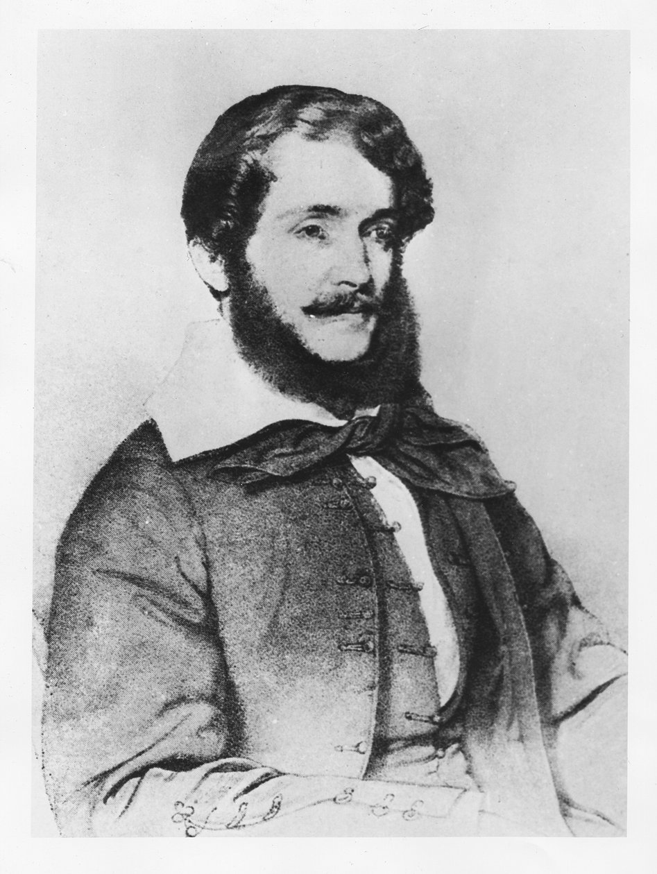 Lajos Kossuth (Lithografie) von French School