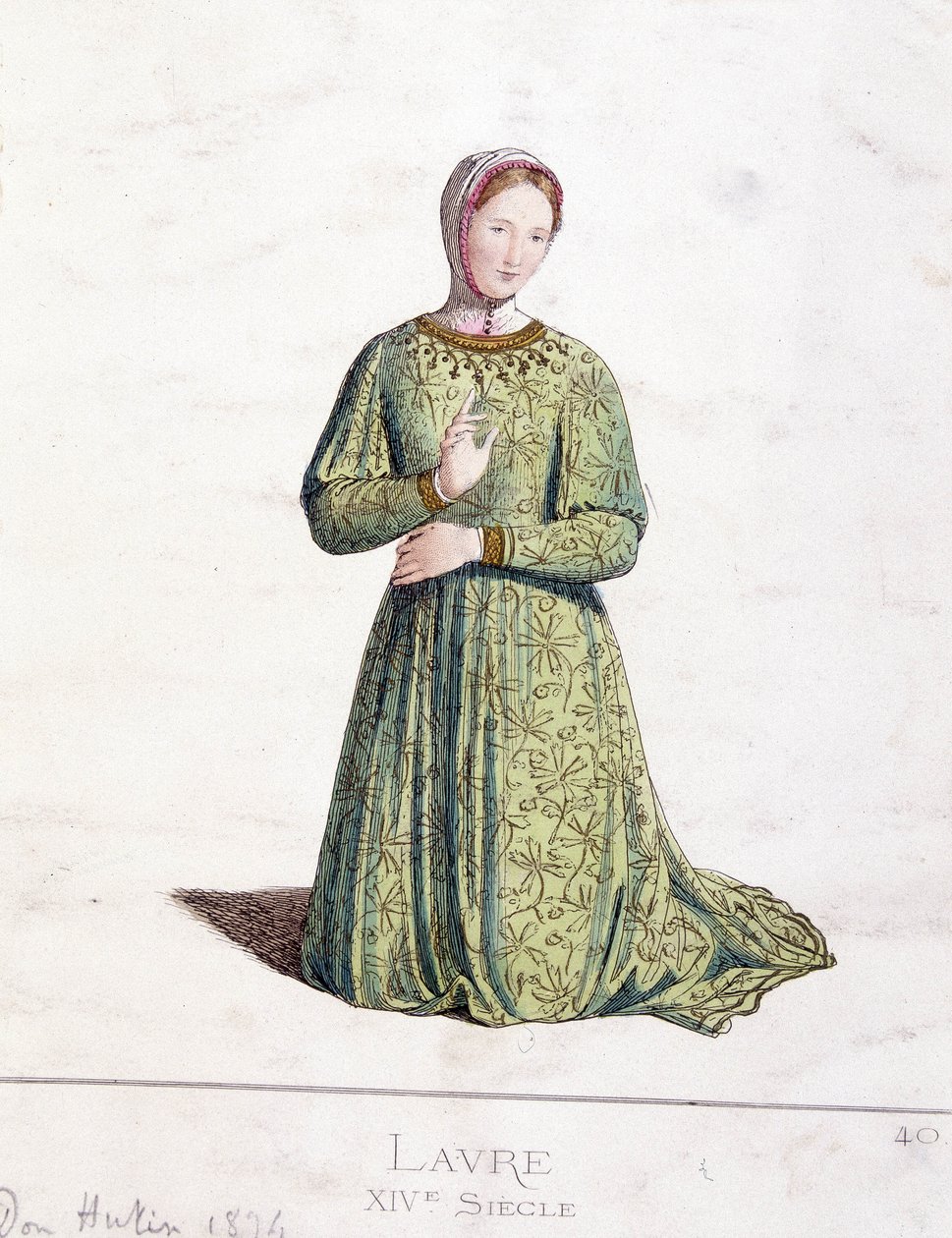Laure (Laura de Noves) von French School