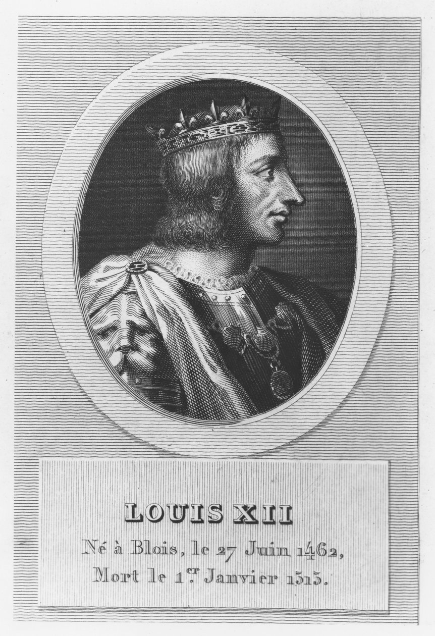 Ludwig XII., König von Frankreich (Stich) von French School