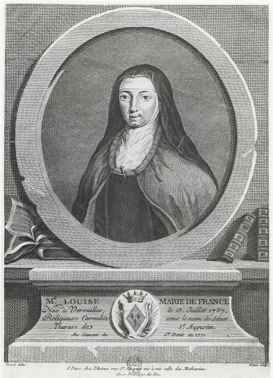 Louise-Marie de France (Gravur) von French School
