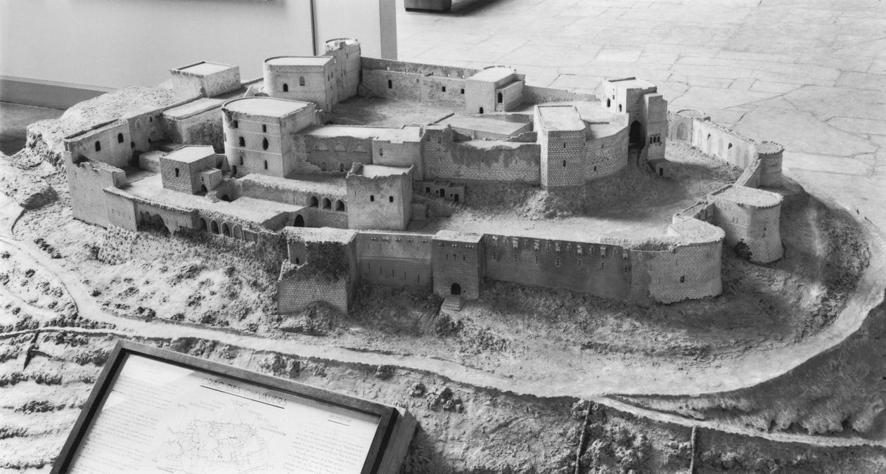 Modell von The Krak des Chevaliers, Modell von French School