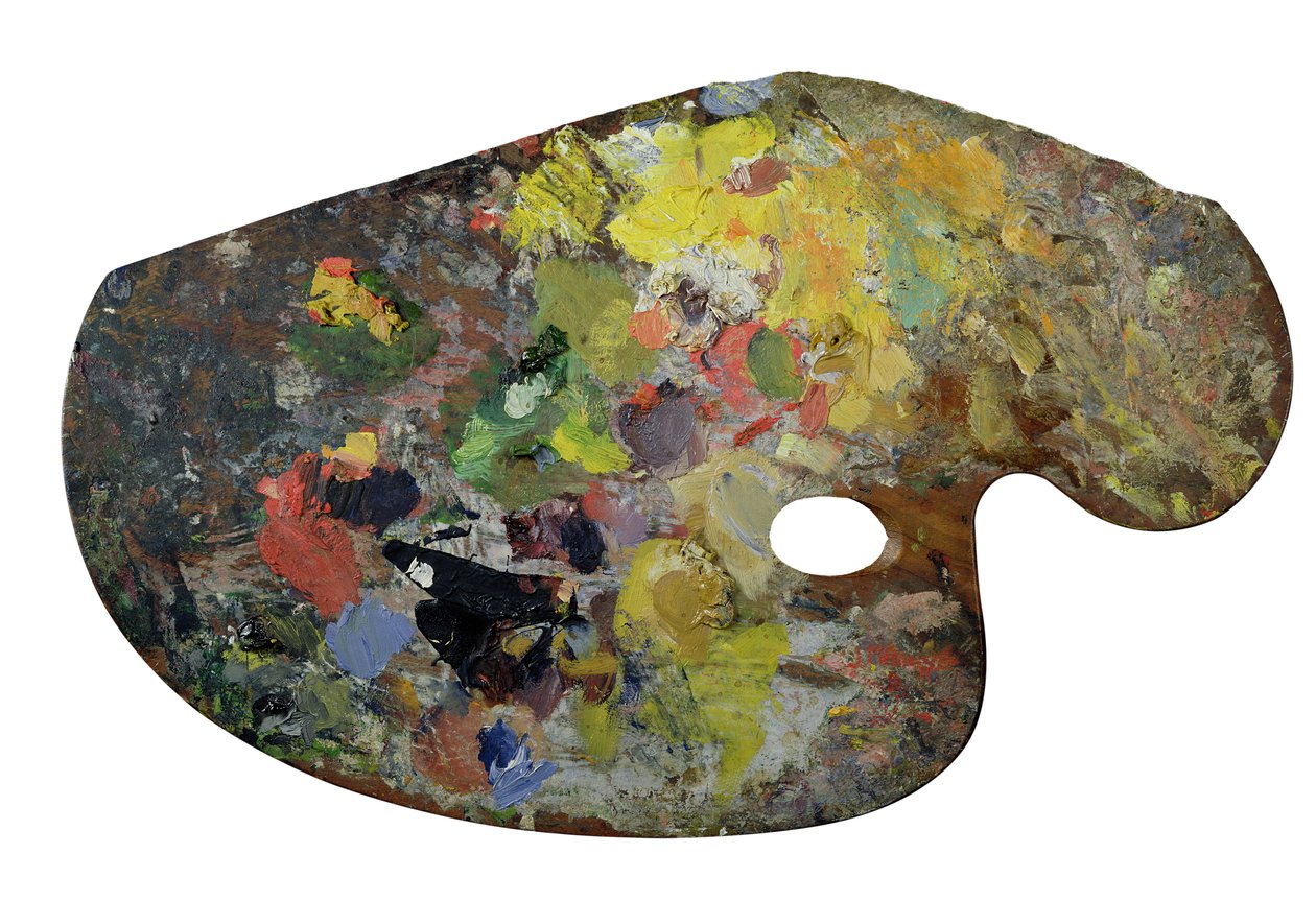 Monets Palette von French School