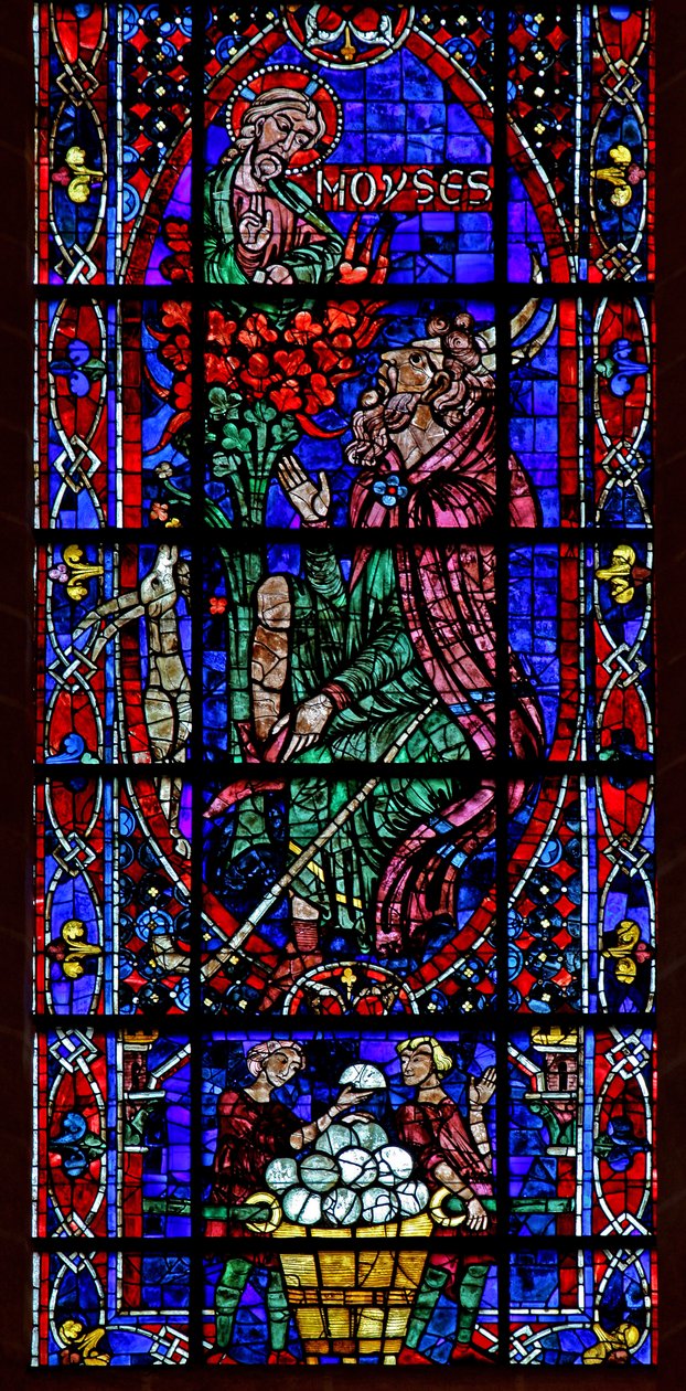 Moses und der brennende Busch von French School