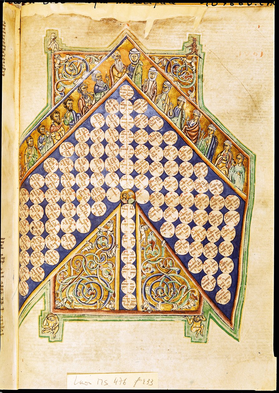 Ms 476 fol.233 Seite aus einer Bibel von French School
