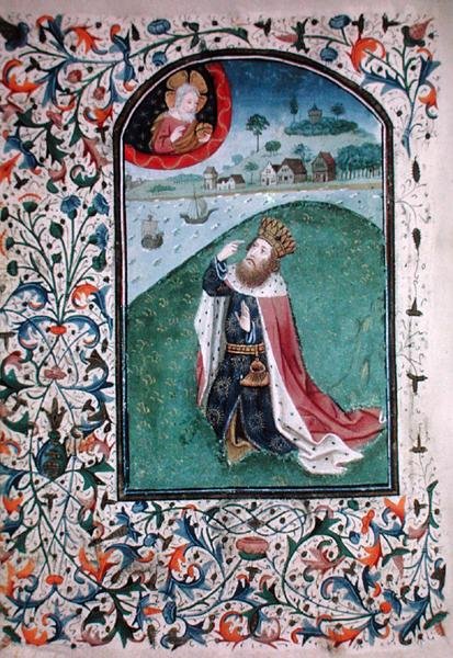 Ms Gen 288 f.131v Vision, ca. 1460 von French School