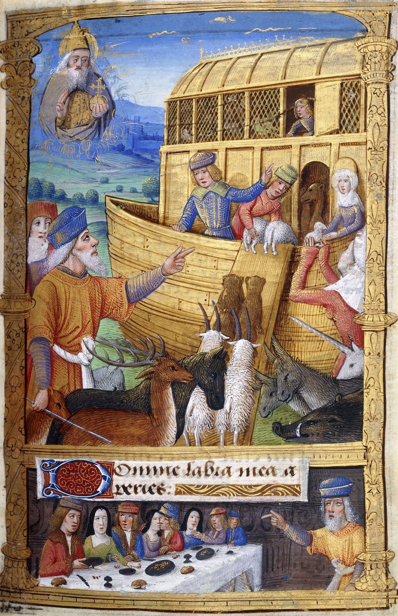 Noahs Arche, ca. 1500 von French School