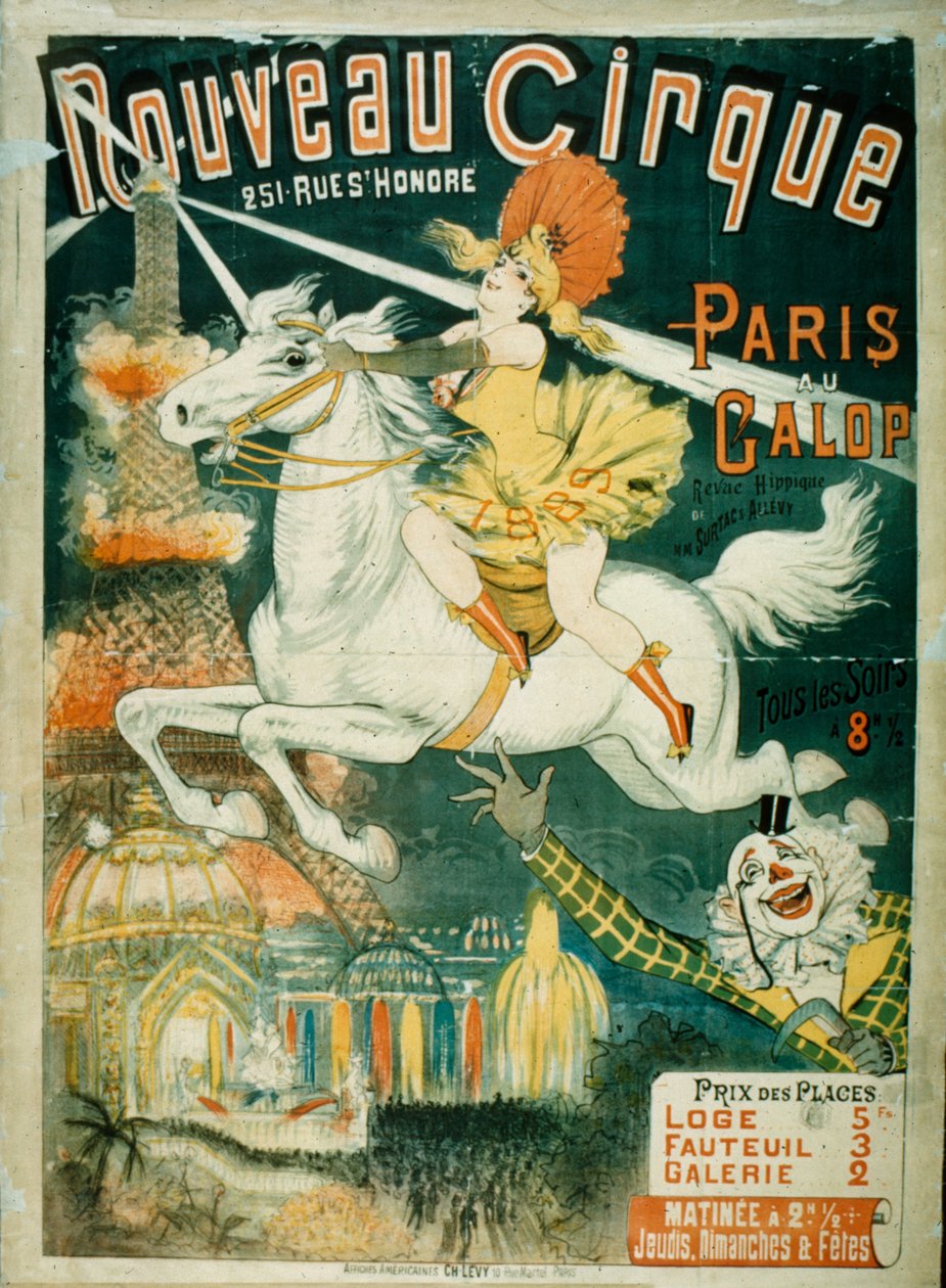 Nouveau Cirque, 1889 von French School