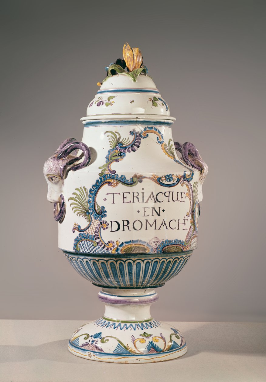 Apothekengefäß (Faience) von French School