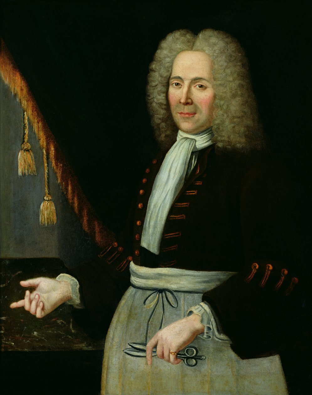 Porträt von Antoine Thibault (gest. 1725) von French School