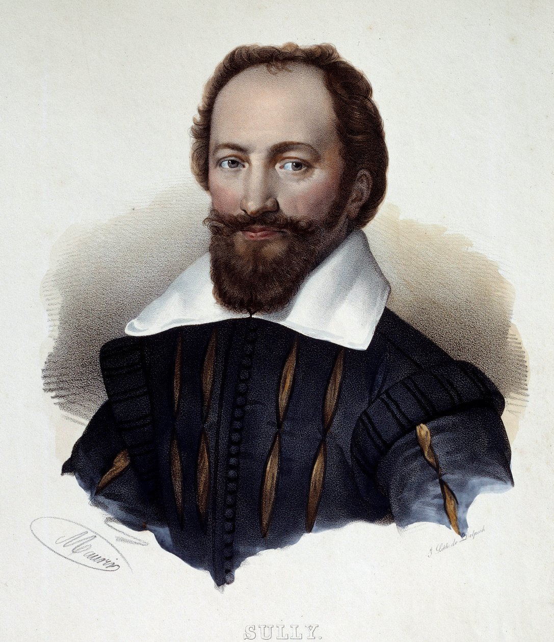 Porträt von Maximilian de Bethune von French School
