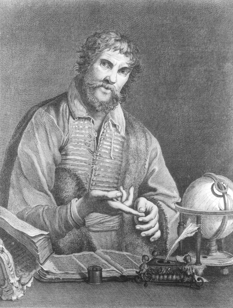 Porträt von Michel de Nostradame von French School