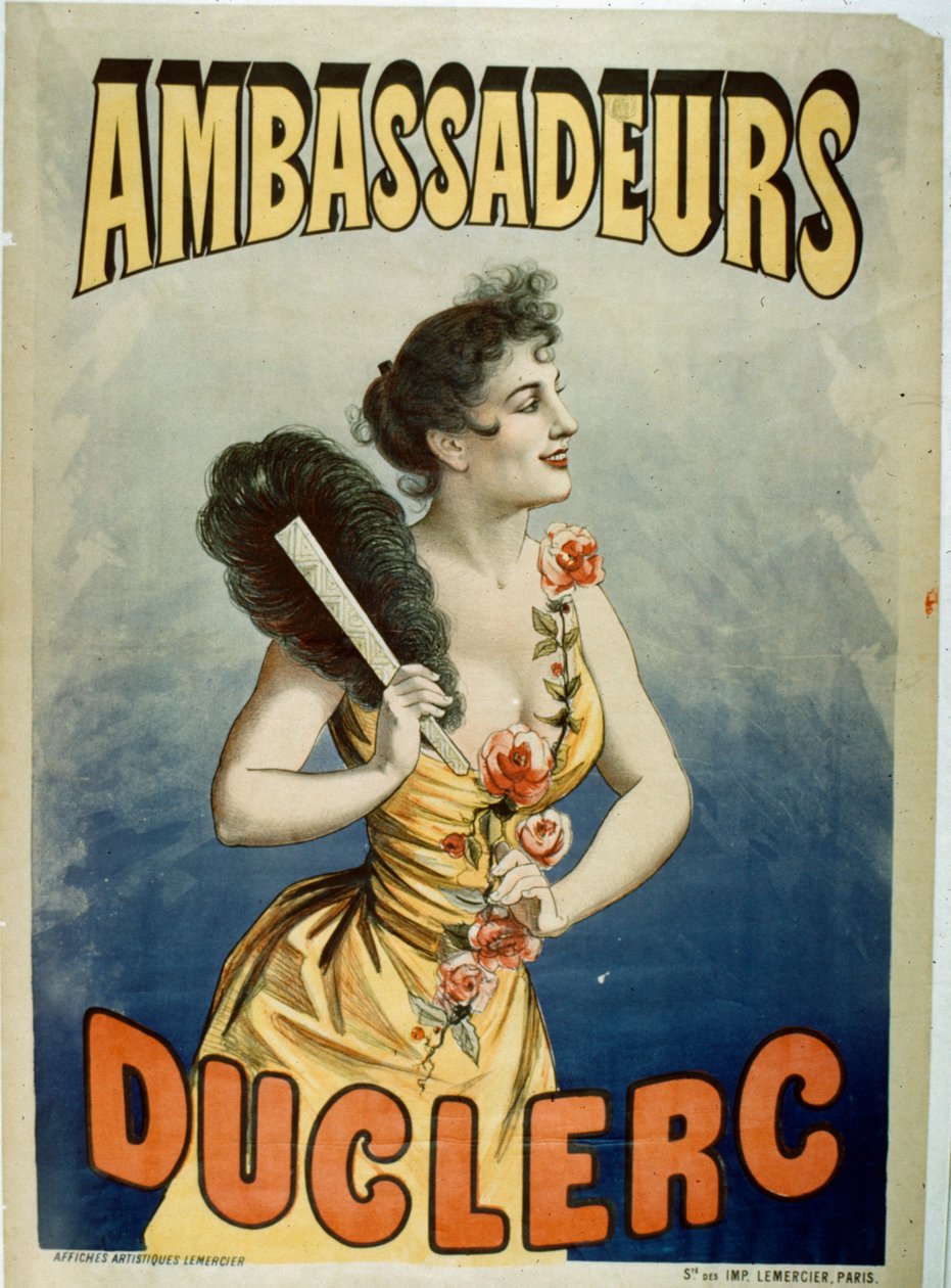 Plakat für Duclerc bei Les Ambassadeurs von French School