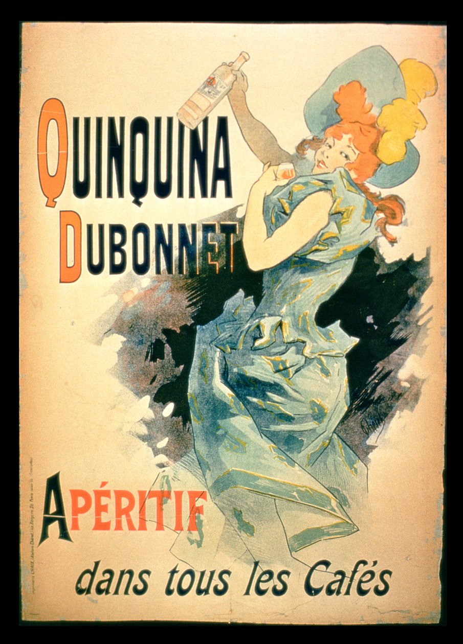 Plakat für Quinquina von Dubonnet von French School