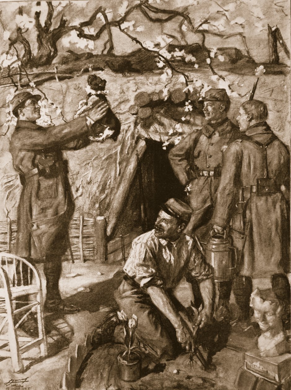 Freizeit, 1915 von French School