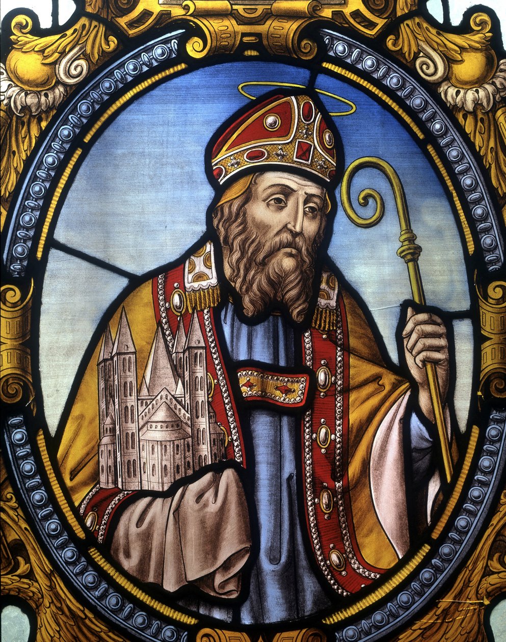 Heiliger Eleutherius. Bischof von Tournai von French School