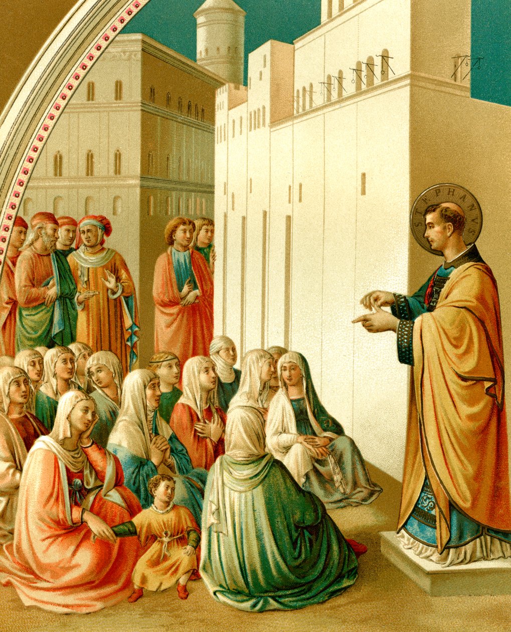 St. Stephan predigt von French School