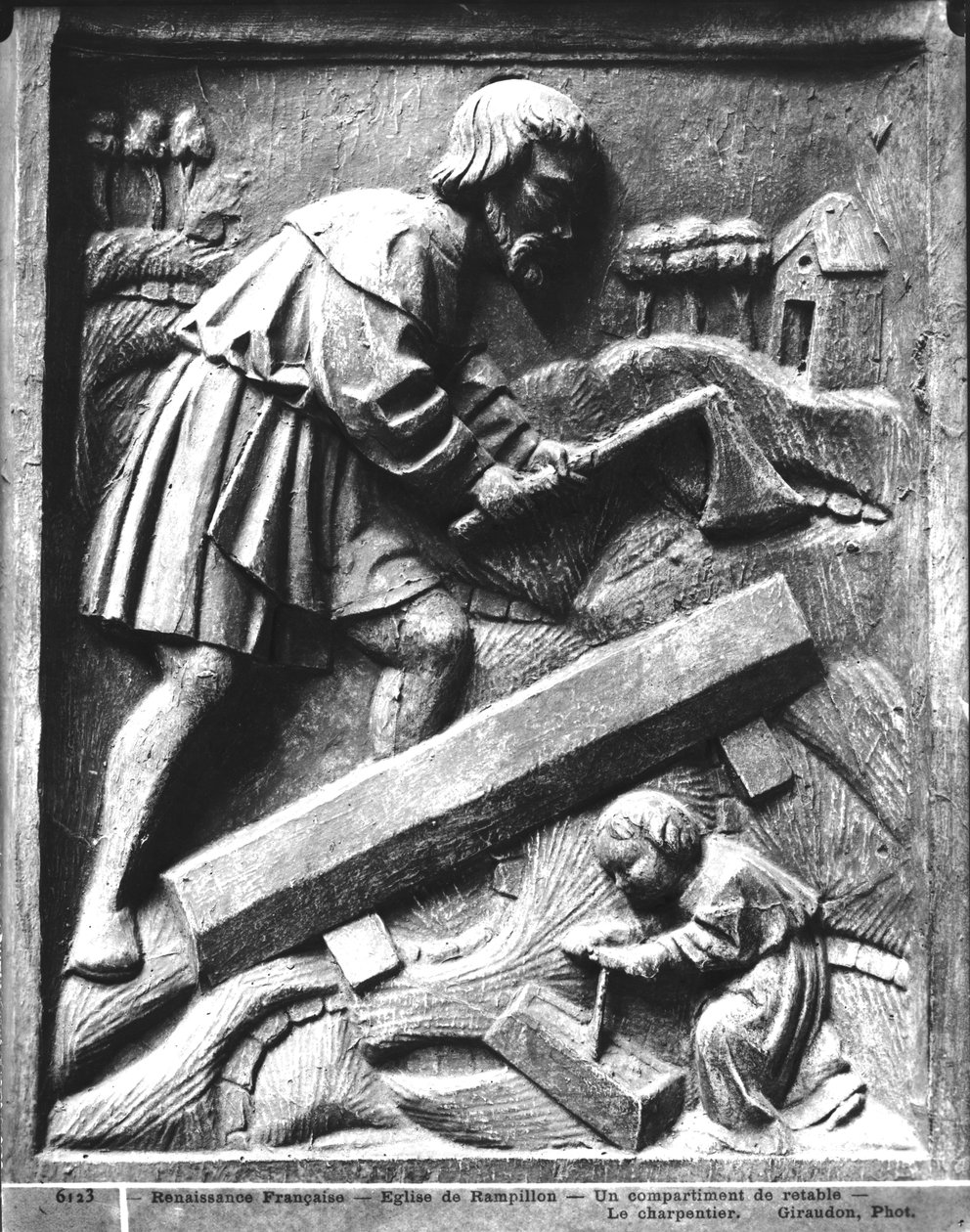 Der Zimmermann (Detail) von French School